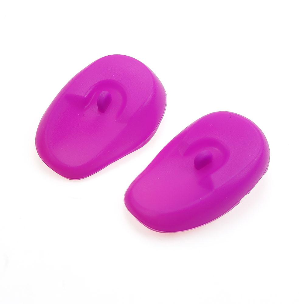 Silicone World 1 Pair Silicone Ear Cover Practical Travel Hair Color Showers Water Shampoo Ear Protector Cover For Ear Care