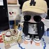 Round glasses cat sunglasses UV protection glasses trendy cool accessories metal glasses pet supplies sunglasses