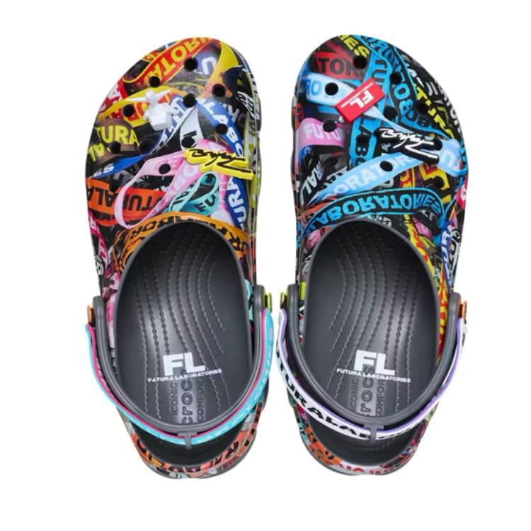 Futura Laboratories x Crocs All-Terrain Clog Lanyard Unisex Sneaker Mehrfarbig Multi 209632-0DA