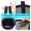 Lightweight Foldable Beach Bag Multifunctional Mini Pocket Swimming Bag Large Capacity Hollow Mesh Tote Bag for Swimming