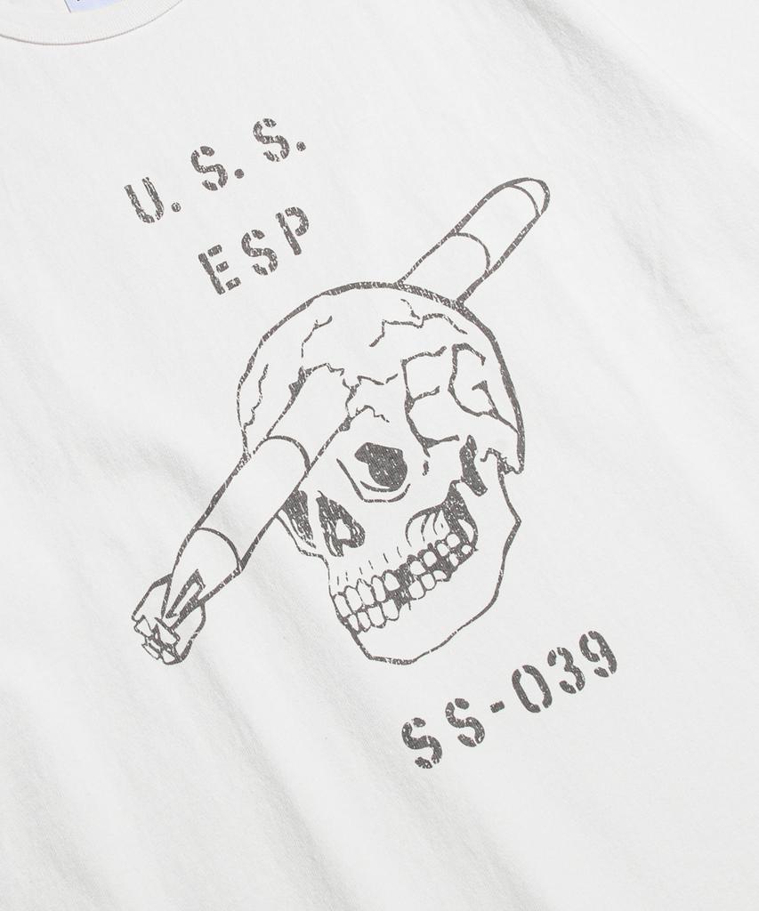 ESPIONAGE U.S.S. Heavyweight Tee Off White