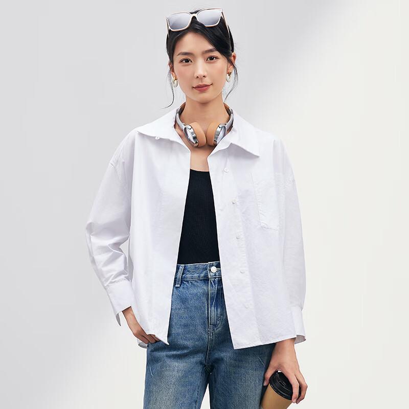 JOY SPEAKER Women's Casual Long Sleeve Button-Up Shirt