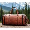 Handmade Vintage Travel Luggage  Duffel Gym Sports Bag Weekender Travel Overnight Carry One Duffel Bag For Men