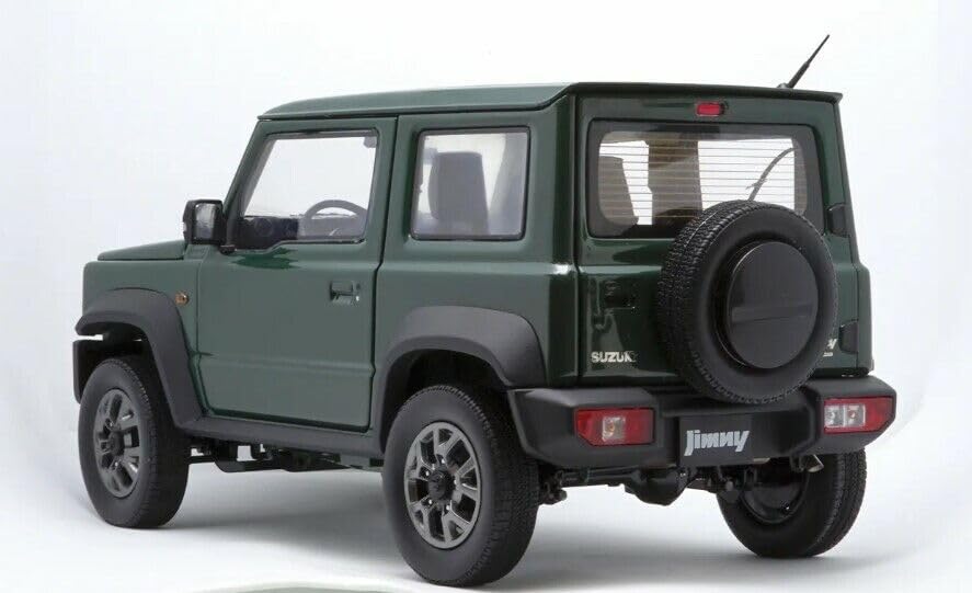 BM CREATIONS Suzuki Jimny JB74 Jungle Green ZZC LHD Finished Diecast Miniature Car 18B0006 1/18