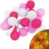 New 20 LEDs USB Powered Cotton Ball Fairy String Lights Holiday Wedding Party Patio Bedroom Christmas Decorations Lighting Navid