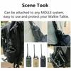 Walkie Talkie Pouch Portable Molle Radio Holder Holster Walkie Talkie Bag High Quality Universal Molle Pouch For Edc Use Hiking