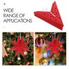 4Pcs Christmas Paper Star Lanterns Nine Pointed Hanging Paper Lamp Shade Foldable 13.76x5.11 Inch Holiday Party Wedding Decor