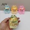 TPR Stress Ball 5Pcs Glitter Animal Sugar Anxiety Relief Clear Frog Anti-stress Toy Dog Cartoon Shit Squeeze Sensory Decompression