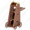 MOOXI Medieval Building Blocks Set Military War Castle Knight Carriage Crossbow Siege Vehicles Model MOC Bricks Toy For Boy Gift