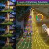 Outdoor Christmas Lights, 320 LED Christmas Decorations, Outdoor Star String Lights with 8 Modes Waterproof for Christmas New Year Holiday Decor
