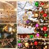 24Pcs Christmas Tree Balls Decor Ornament Xmas Party Decorations Glitter Balls  Festival Supplies