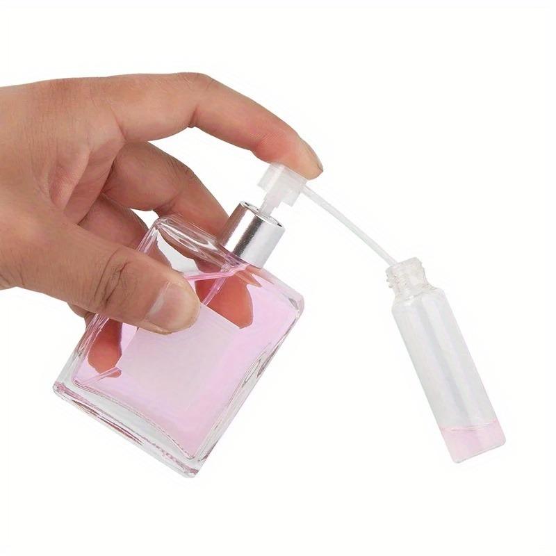 1 Adet Renkli Metal Kasa Cam Tank Parfüm Şişesi Alüminyum Sprey Başlık Doldurulabilir Parfüm Kozmetik Kap 12ml