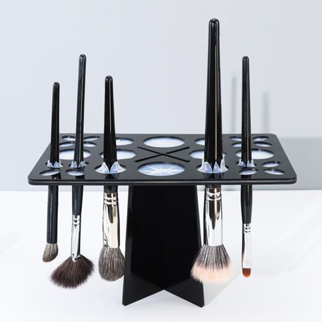 

Choyu - Acrylic Silicone Makeup Brush Drying Rack Black