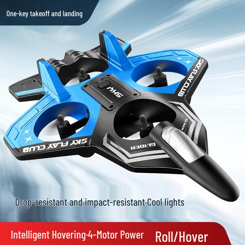 Remote Control Foam Fighter Drone for Kids – Model Airplane Glider Toy for Primary School Boys