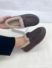 Women's Winter Fashion Fleece-Lined Non-Slip Cotton Shoes - Cozy, Thick, and Comfortable Slip-Ons.
