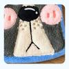 Durable Cute Dog Hand Towel Coral Fleece Soft Toilet Handkerchief Thickened Strong Water Absorption Washcloth Kitchen