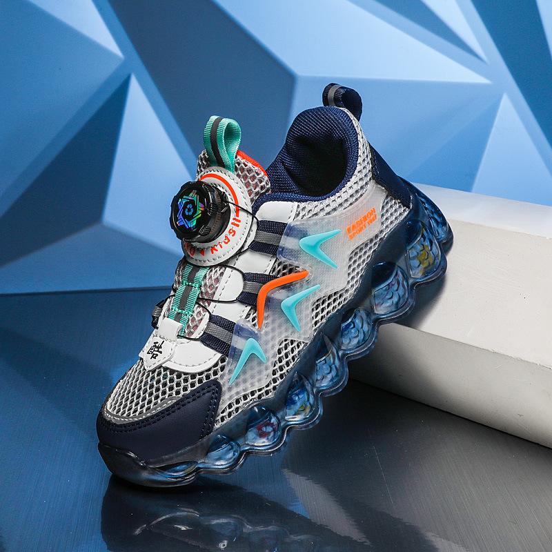 Children's Sports Shoes Mesh Breathable Middle and Large Children's Casual Shoes Elementary School Shoes Soft Bottom Running Shoes