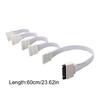 15Pin SATAs Male to 5 Female Power Splitter Cable for Optimizing HDD SSDs and Opticals Drive Use