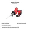 DELIXI DLX-MJD21 Cordless Reciprocating Saw CN Plug (adapter Included)