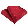 2025 Men's Versatile Floral Solid Color Polyester Pocket Square
