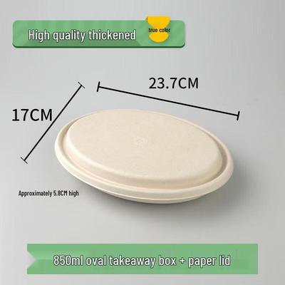 Shixun Disposable Biodegradable Pulp Takeaway Container