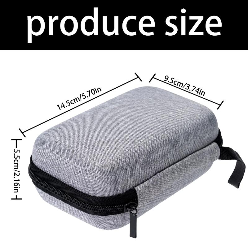 Przenośna Twarda Powłoka Odporna na Wstrząsy Torba do Przechowywania Myszki Futerał do Przenoszenia Wytrzymała Tkanina Oxford Organizer na Akcesoria Elektroniczne
