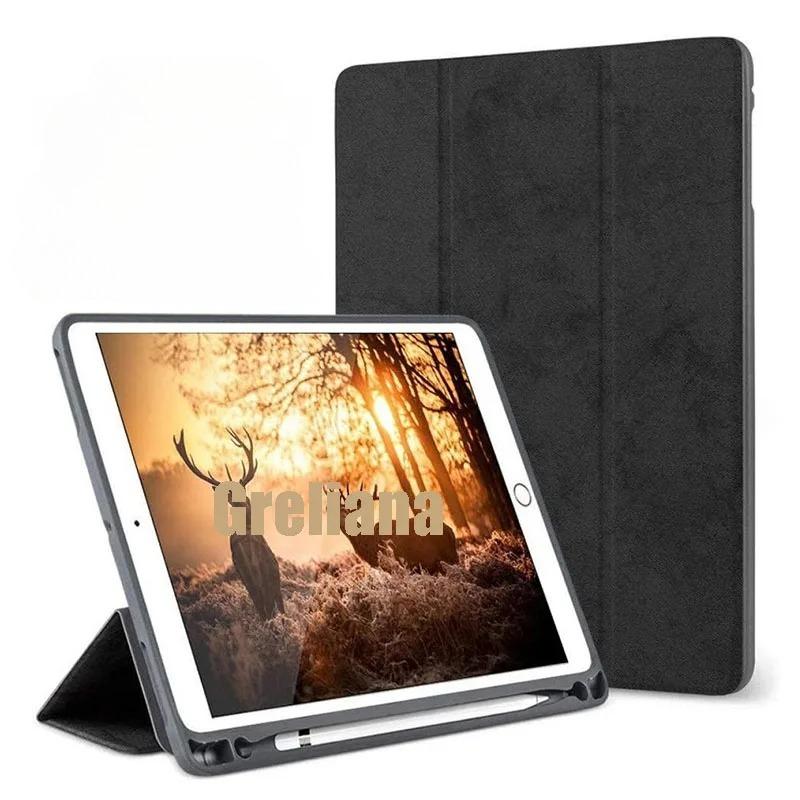 Für iPad Pro 12.9 2017/2015 Hülle Stifthalter, Smart Cover Dreifachständer Auto Sleep/Wake Schutzhülle iPad Pro12.9 11 M2 2022 iPad Pro 11inch 2018