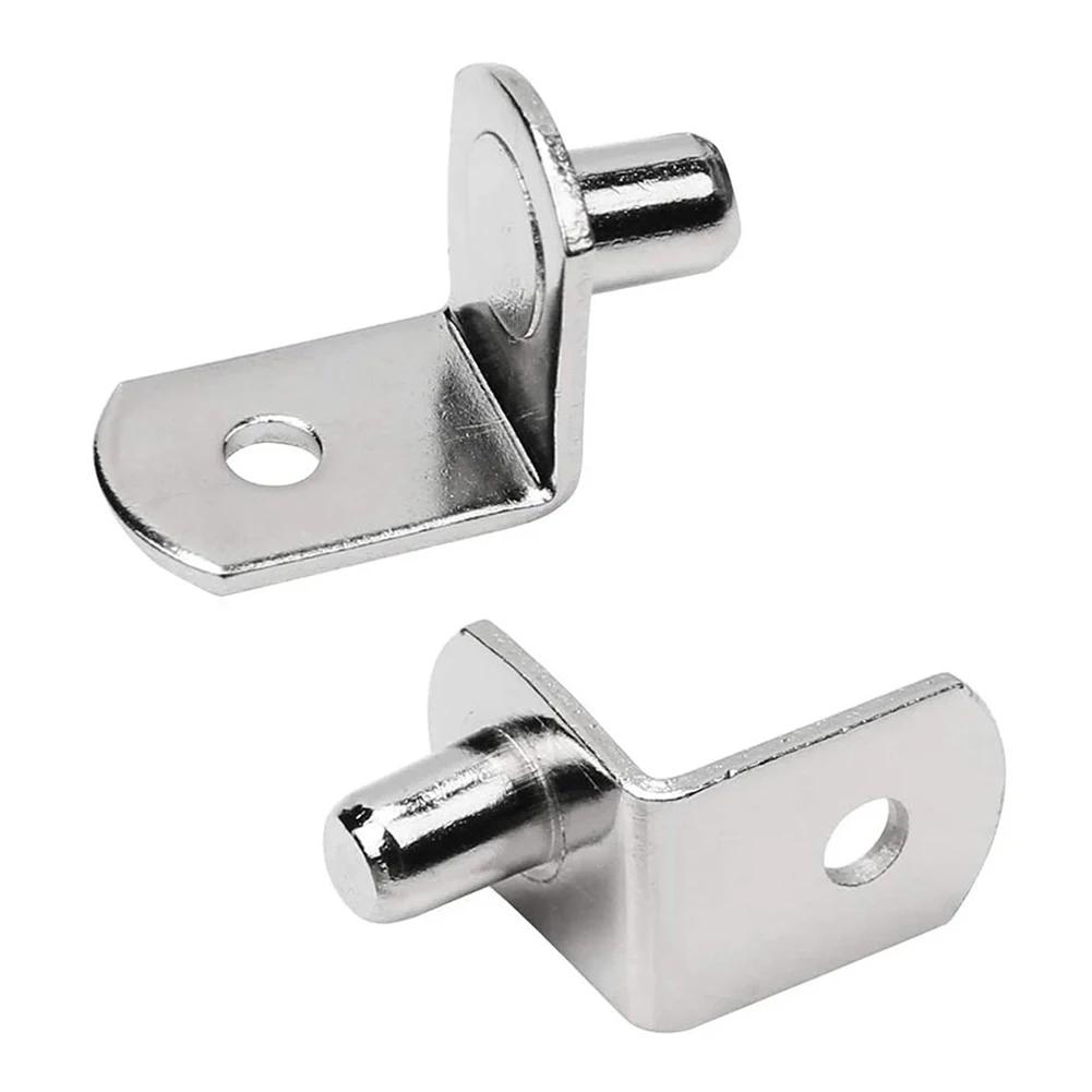 20Pcs Shelf Brackets Support Studs Pegs Metal Pin Shelves Seperator Furniture Shelf Wall Mount Bracket Holder For Cabinet