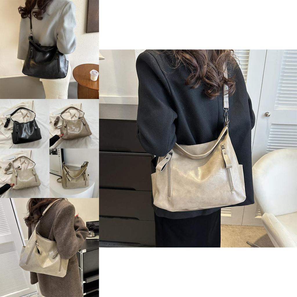 Trendy Women's Casual Tote Bag Stylish Large Capacity Pu Shoulder Bag For Daily Use