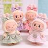Voor 15/17cm Labubu kleding Strik hoofdband Kant rok Set Labubu poppen kleding prinsessenjurk Outfit DIY vervangende accessoires