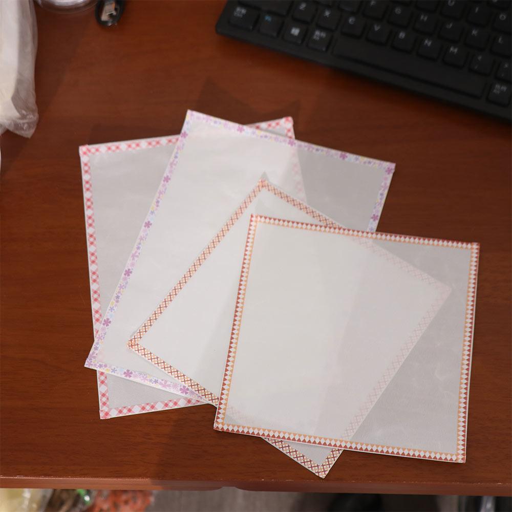 4PCS Light Transmission Ironing Sheets for Fuse Beads Melting Beads Baking Cloth Fusion Beading