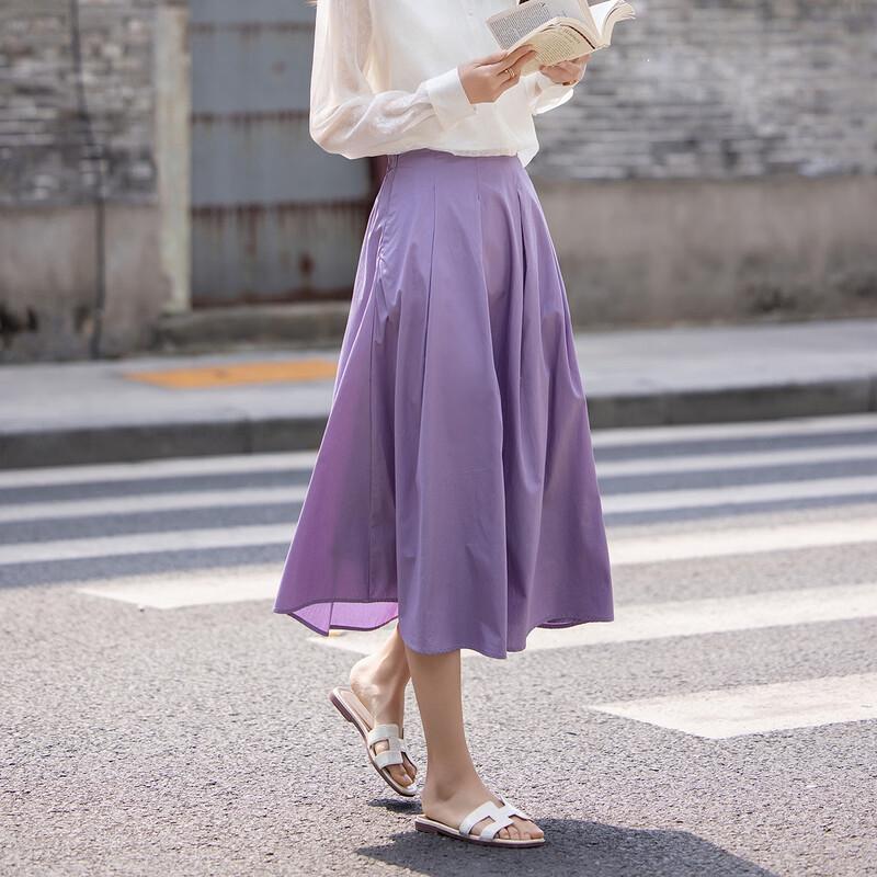 Юбка-миди Demana А-силуэта из чистого хлопка M