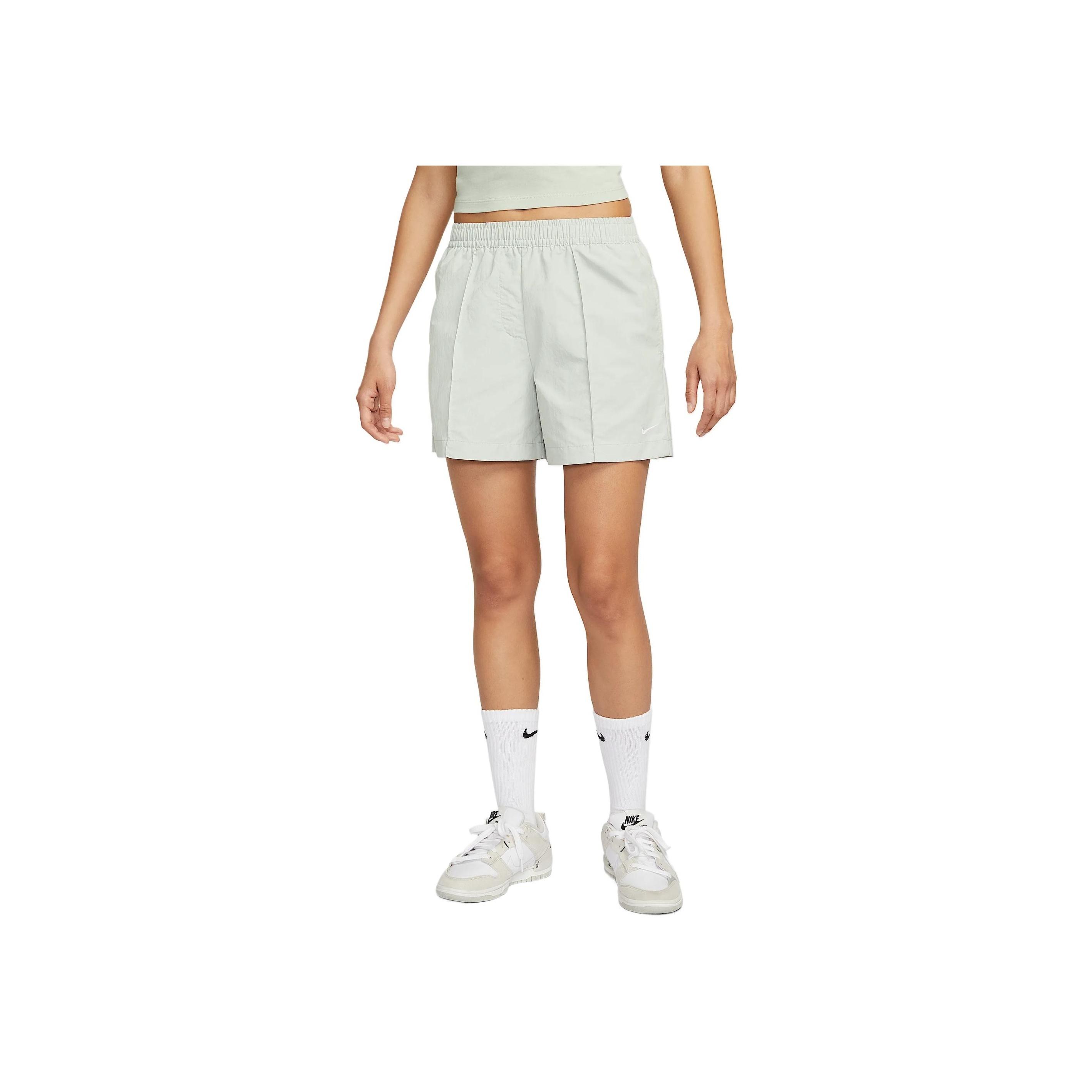 

Nike Sportswear Everything Comfortable Soft Skin-Friendly Minimalist Three-Quarter Casual Shorts Women shorts Light-Silver White FV6623-034 XL