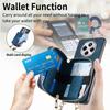 Zipper Wallet Phone Case For Xiaomi Redmi 14C 4G/14R 5G/Poco C75 4G Leather Kickstand Back Cover with Shoulder Strap