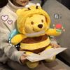 25/35/50Cm Honey Bee Winnie The Pooh Doll  Bear Sofa Pillow Soft Accompany Sleeping Plush Toys Kawaii Decor Birthday Gifts