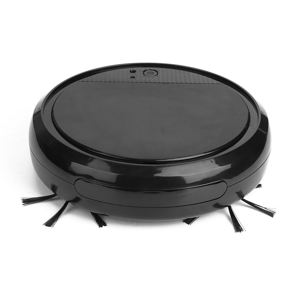 Multi Functional NaIntelligent Ultraviolet Light Sweeping Robot Vacuum Clner Set for  (Black )