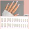 European & American Ballet-Coffin Fake Nails with Manicure Nail Art Stickers