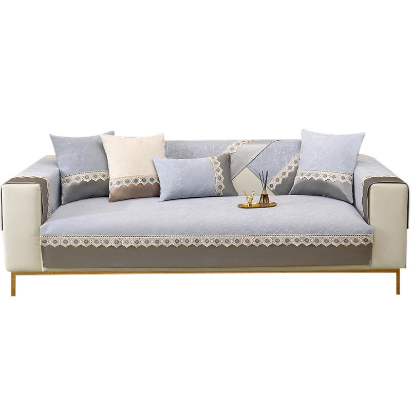 Chinese Anti-Slip Sofa Cushion Four Seasons Universal High-Grade Sofa Cover Cloth Affordable Luxury Style Sofa Cover All Wrapped Cover Cover