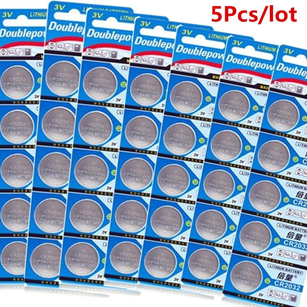 5 Pcs 3V LITHIUM Coin Cell Button Batteries Remote Control Car Key Box