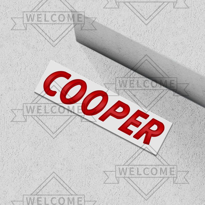 3D Car Stickers For Mini Cooper D SD Countryman Clubman Emblem Auto Body Letter Badge Trunk Decal Decoration Accessories