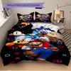 3pc Mario Gaming Legends Bedding Set Guest Room Bedroom Decor Christmas Halloween Decor Birthday and Holiday Gifts- All Seasons 3pcs Quilt 112