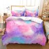 Rainbow Unicorn Duvet Cover Set With Pillowcase King Queen Full Size Polyester Comforter Cover Bedding Set For Kids Girls Boys