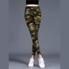 Frauen Camouflage Druck Yoga Leggings Mädchen Schlank Geerntete Hose Hohe Elastizität Dünne Casual Legging Hosen