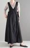 Gold Japan Plus Size Jumper Long Long Jumper Size Black Women's Dress, Skirt, Dress, Sleeves, Skirt, Nw-22030, 4L,