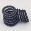 Frosted Black Transparent Hair Ring Bracelet - Large Jelly Matte Ponytail Headband