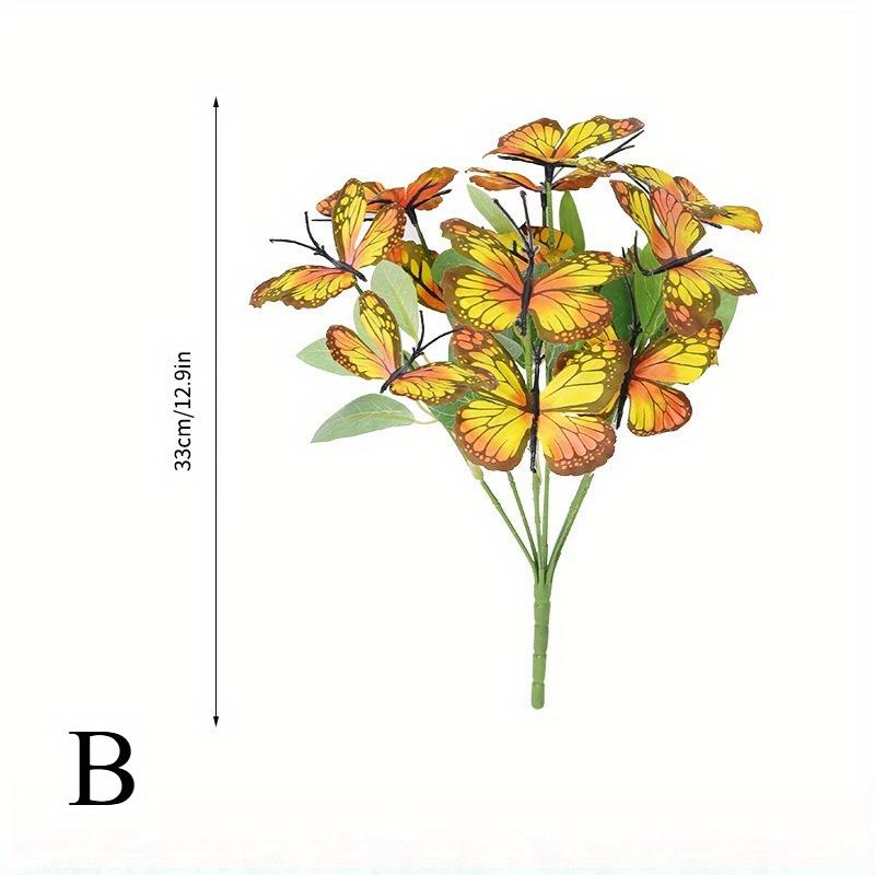 1Pc Simulation Christmas Egg Bouquet Rose Leaf Decorative Green Plant, Black Eucalyptus Fake Flowers