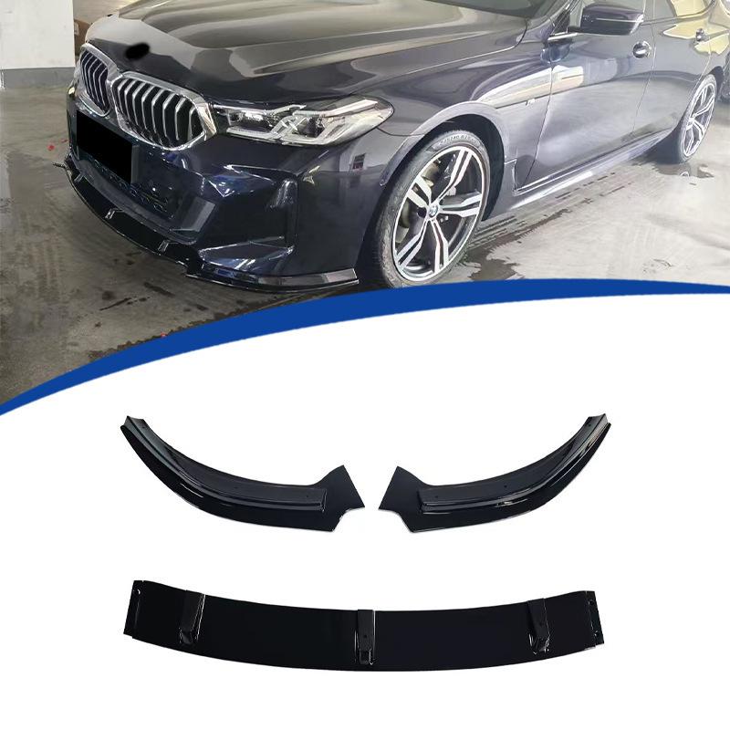 Compatible with BMW 6 Series GT 2021-2025 Front Lip G32 Splitter Black Diffuser