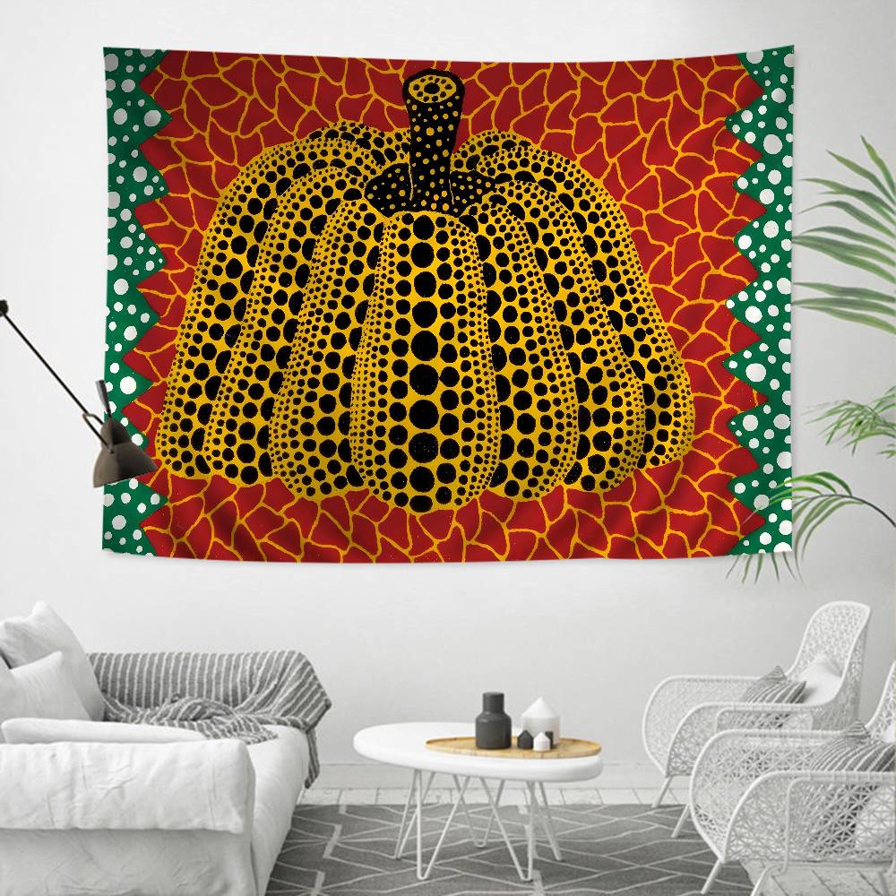 Artwork Classic Kkusama Yyayoi Printed Large Wall Tapestry Buddha Wall Decoration Witchcraft Bohemian Hippie Wall Art Decor