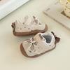 Infant Toddler Walking Shoes, Autumn Baby Girls' Soft-Soled Sneakers, Bow-Knot Korean Style Princess Shoes for Little Girls.