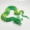 3D-печать Сочлененная Подвижная Змея Может Открывать Рот Скелет Змеи Модель Украшения Креативные Игрушки Декорации для Аквариума